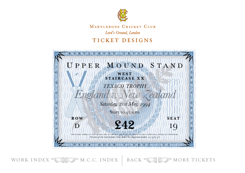 ticket design from the highlands of scotland