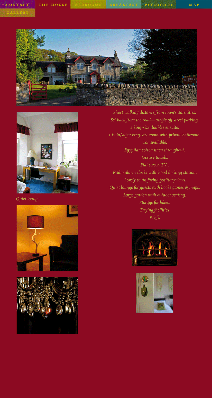 Roseburn bed and breakfast, Pitlochry