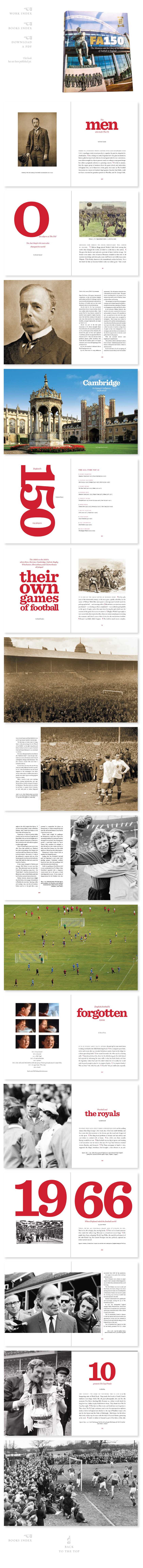 The best of English book design, English book designer, beautiful sports books