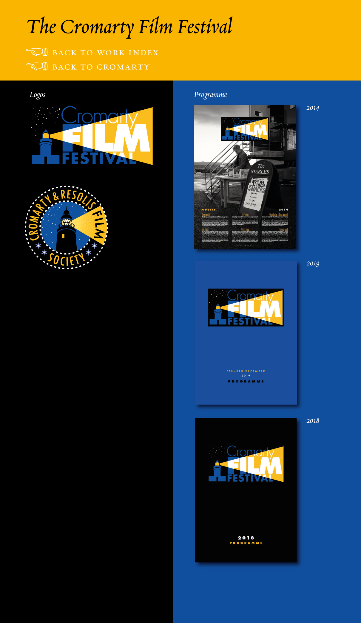 Scottish event brand designer