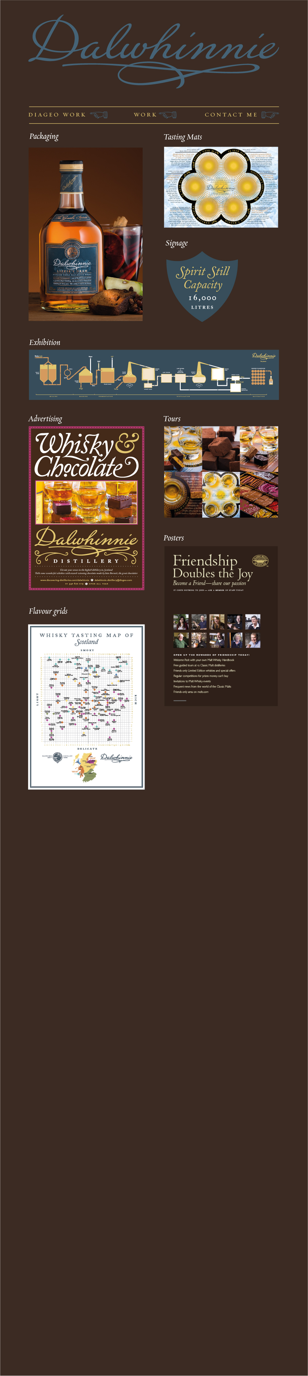 Scottish whisky brand designer and visitor centre designer