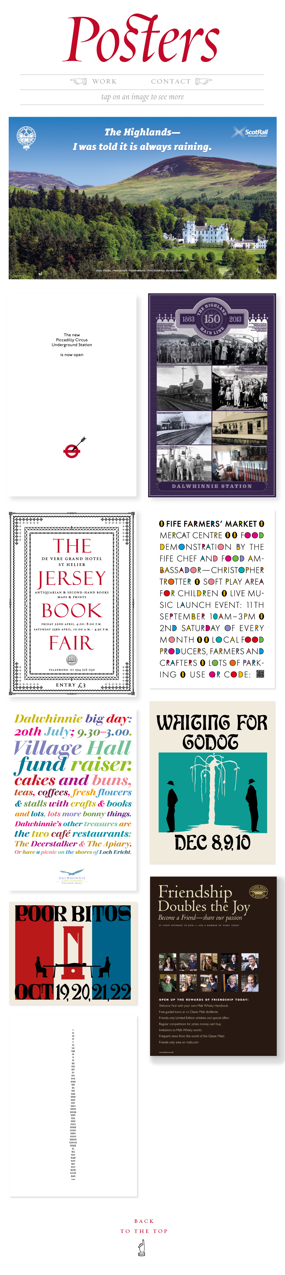 Scottish poster designer, the best Scottish posters, posters Scotland, poster designer in Scotland