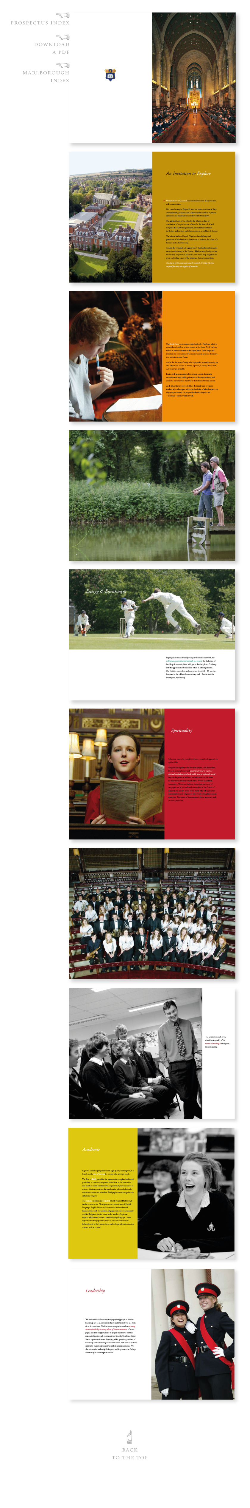 The best of Scottish school college university prospectus design
