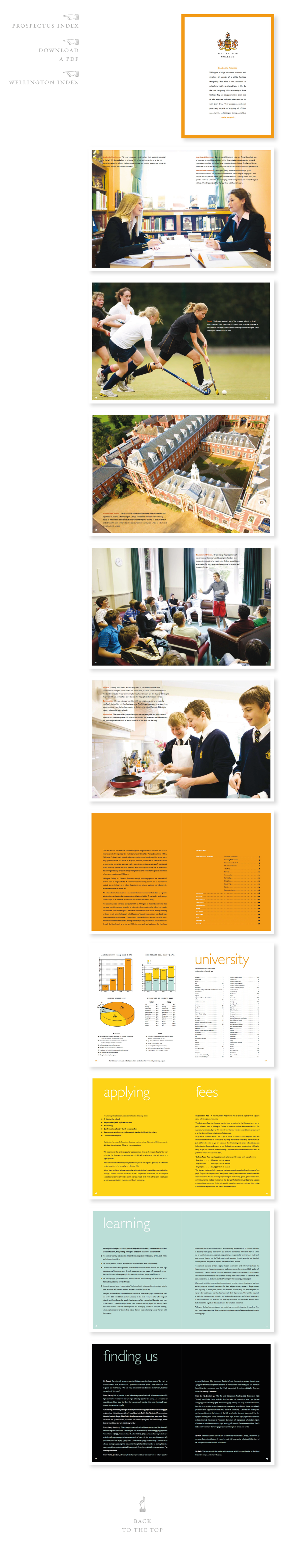 The best of Scottish school college university prospectus design