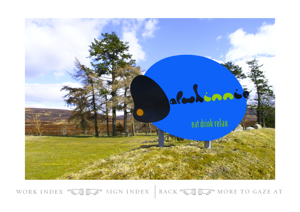 the best of Scottish sign design, hotel signs in Scotland